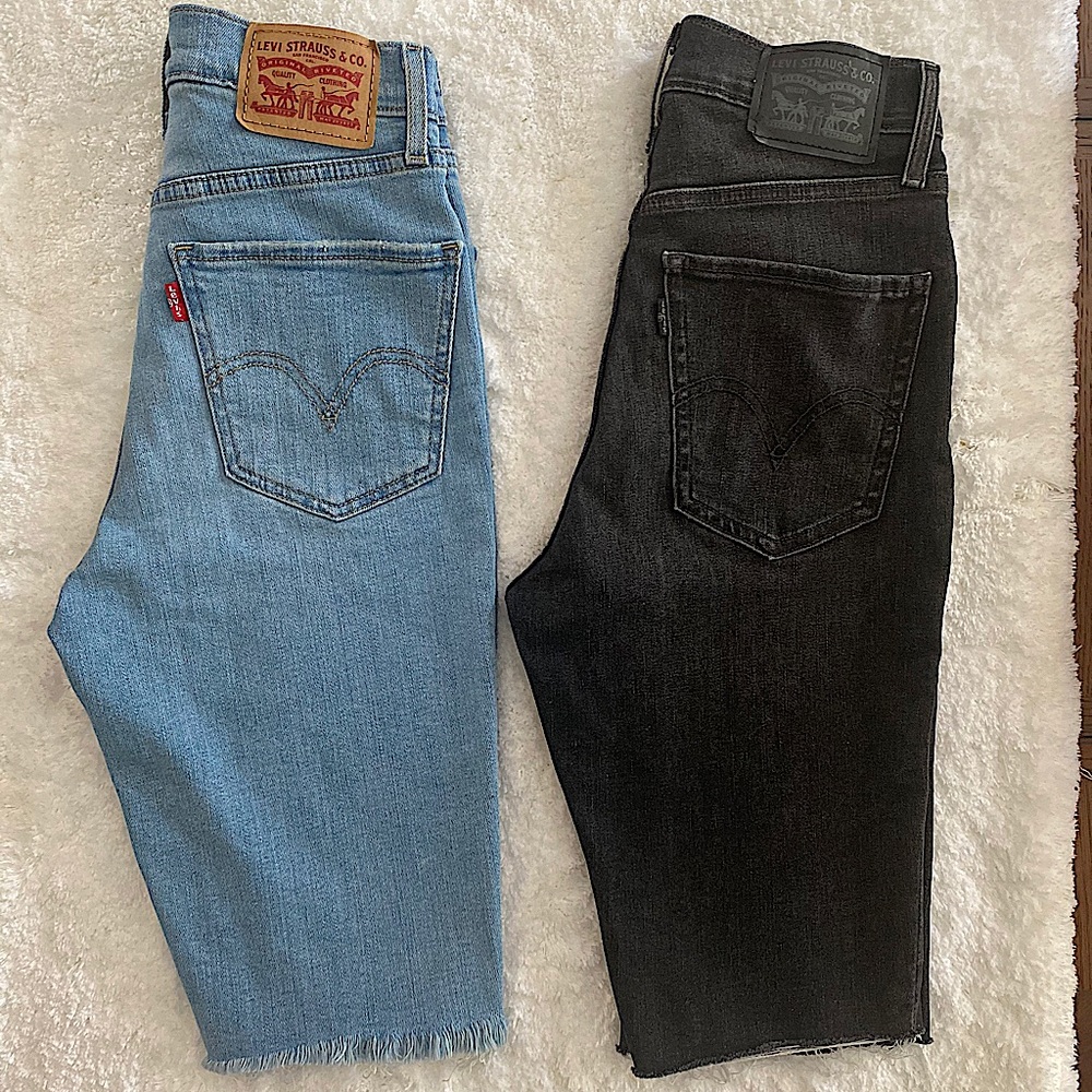 Girls Levi’s Bermuda Jean Shorts size 24